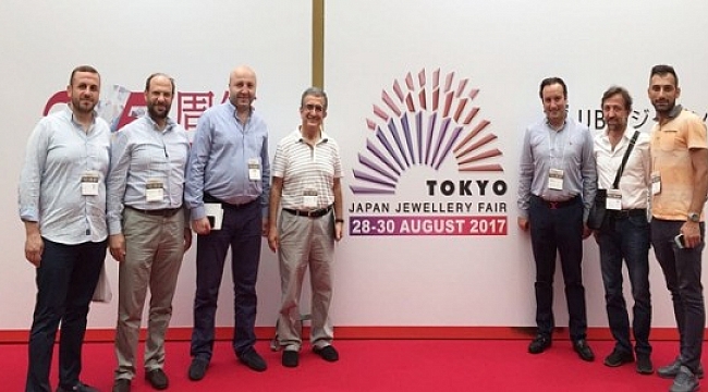 İlhami Yazıcı İTO ile Tokyo'da kuyumculuk ve mücevherat fuarına katıldı